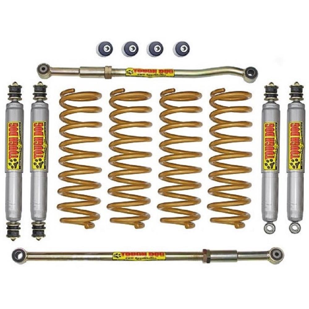 Комплект подвески Tough Dog Nissan Patrol Y61 амортизаторы RALPH Foam Cell масляные нагрузка перед 50 кг зад до 300 кг лифт 50 мм